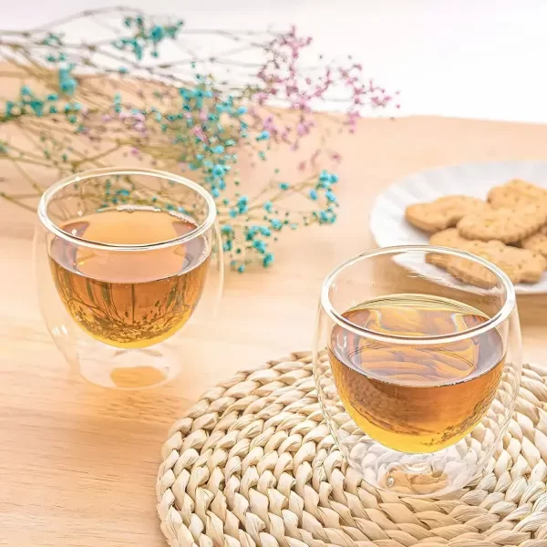 Producto - POCILLO 80ML DE DOBLE VIDRIO BOROSILICATO BEBIDA FRIA O CALIENTE - 3