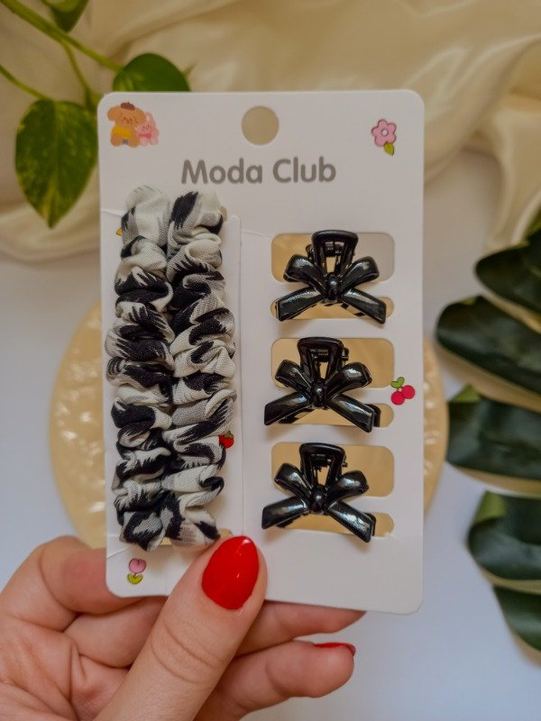 Producto - Set colitas + 3 broches