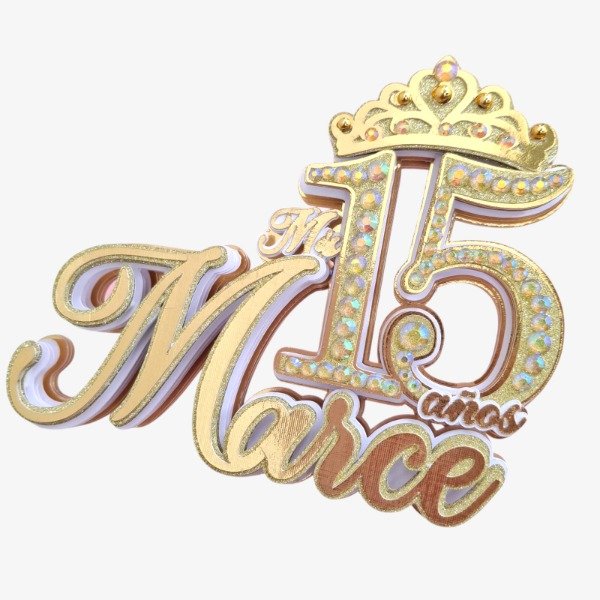 Producto - Cake topper 15 años