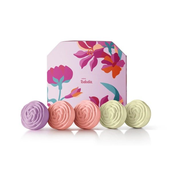 Producto - Jabones ed especial flores talladas 5 de 70g Tododia Natura Brasil (pre-venta) - 0