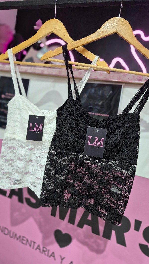 Producto - Top encaje escote corazon T. 3 y 5