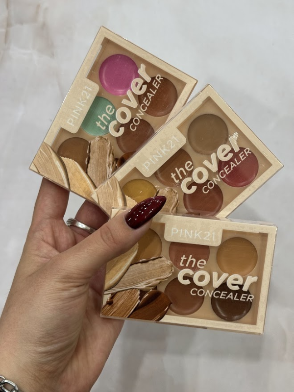 Producto - Paleta de correctores y contornos en crema The Cover PINK21