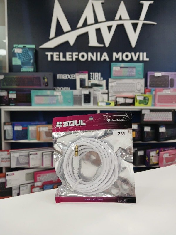 Producto - Cable Adaptador Audio 3.5mm a 3.5mm 2 Metros Soul CAPLT-UNI352MT