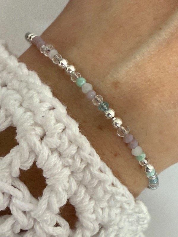Producto - PB1084 Pulsera piedritas y bolitas