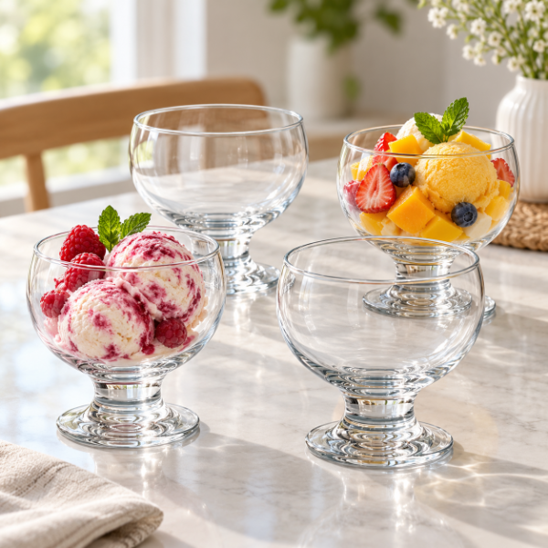 Producto - SET X 4 COPAS DE POSTRE DE VIDRIO  FLINT RIGOLLEAU 250ML  EN CAJA - 3