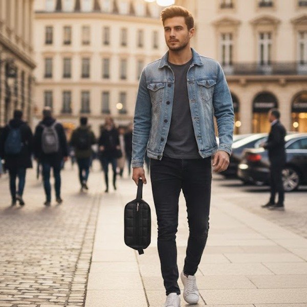 Producto - Neceser Cuadrille Organizador Bolsito De Mano Cuero