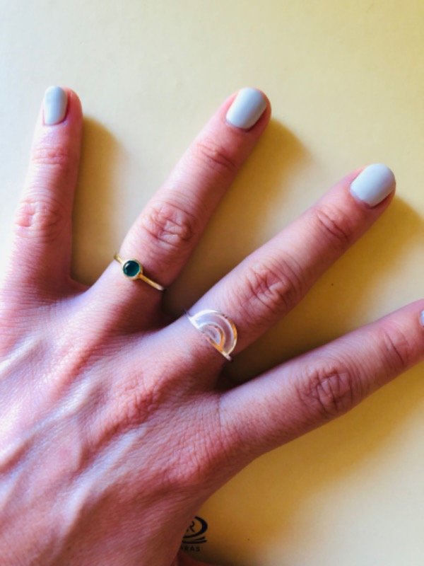 Producto - Anillo Acero Blanco