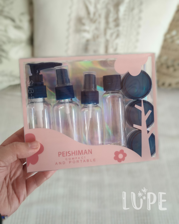 Producto - Set de envases recargables de viaje x7
