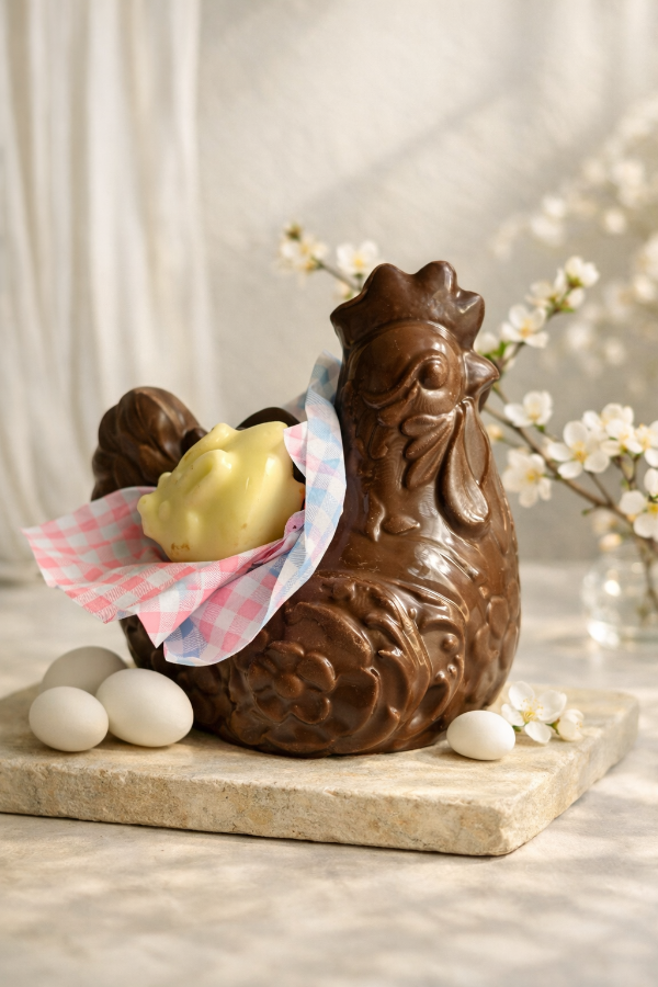 Producto - Gallina de chocolate