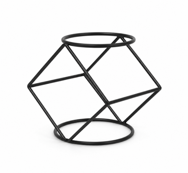 Producto - Portamaceta Metálico Geométrico Cubo 20x20 - C42