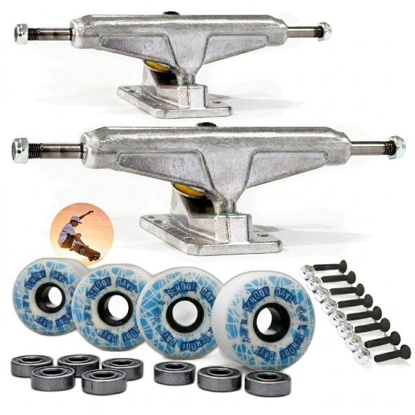 Producto - Combo Trucks Dater Ruedas 54mm Rulemanes Abec 9 - ENVÍO GRATIS
