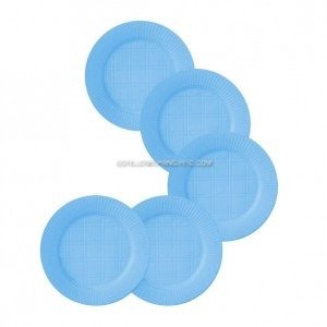 Producto - Plato Plástico Chico 17cm Celeste x50 Unidades