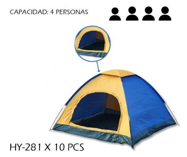 Producto - CARPA IGLU AUTOMATICA LISA 4 PERSONA !