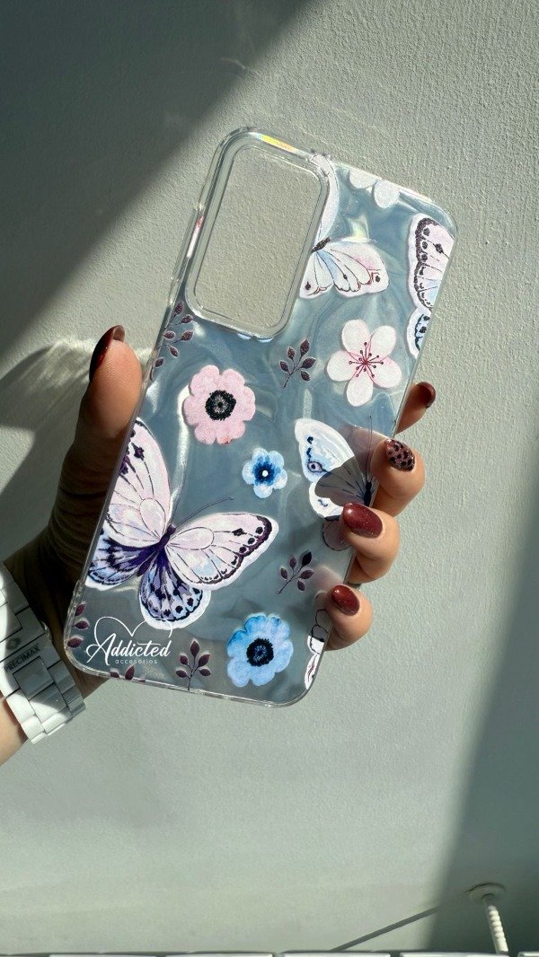 Producto - Case holografica mariposas