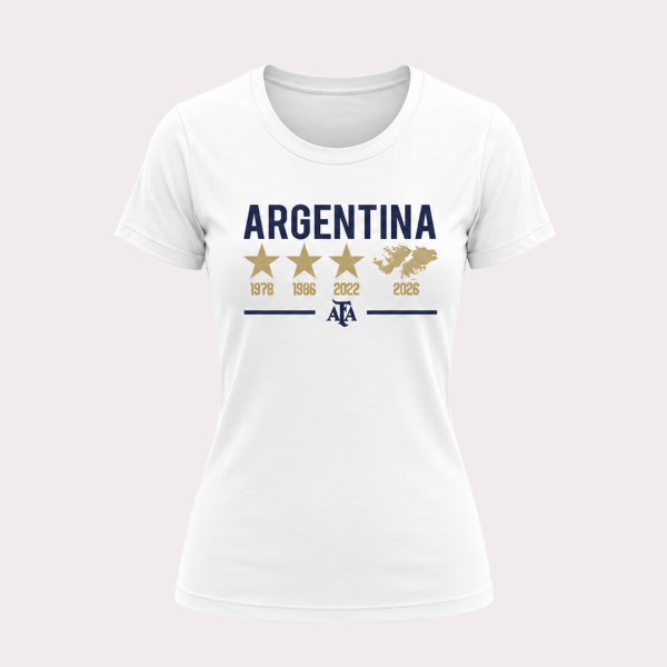 Producto - REMERA ARGENTINA 2026 AFA Malvinas  - DAMA