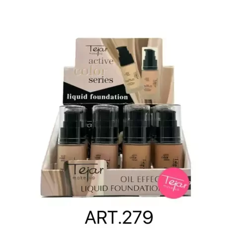 Producto - Base de maquillaje envase vidrio ART 279 Tejar TJR 4/26