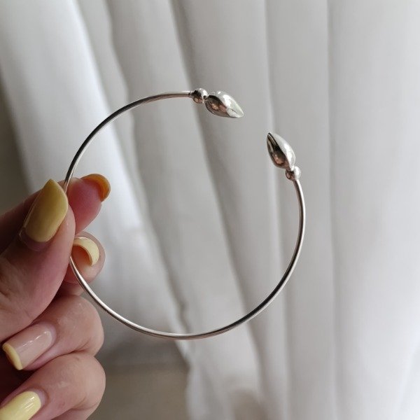 Producto - ESCLAVA DE PLATA CORAZONES - 1