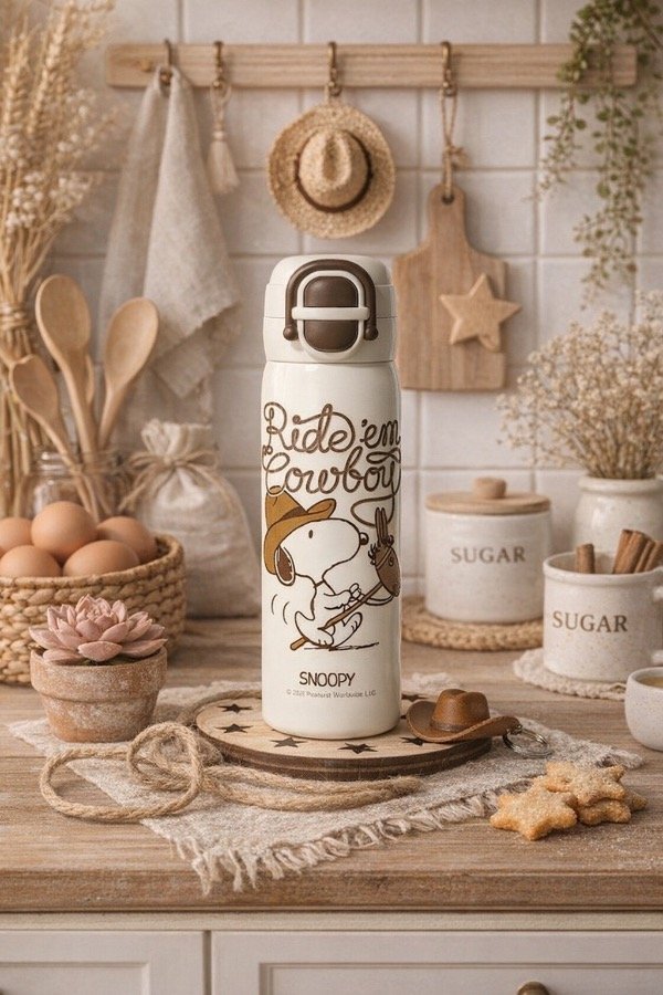 Producto - Botella térmica dos picos original Snoopy