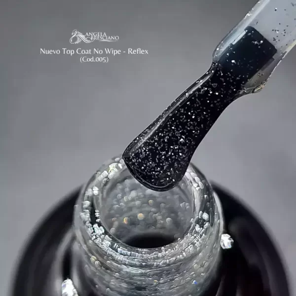 Producto - Top coat ANGELA BRESCIANO con destellos