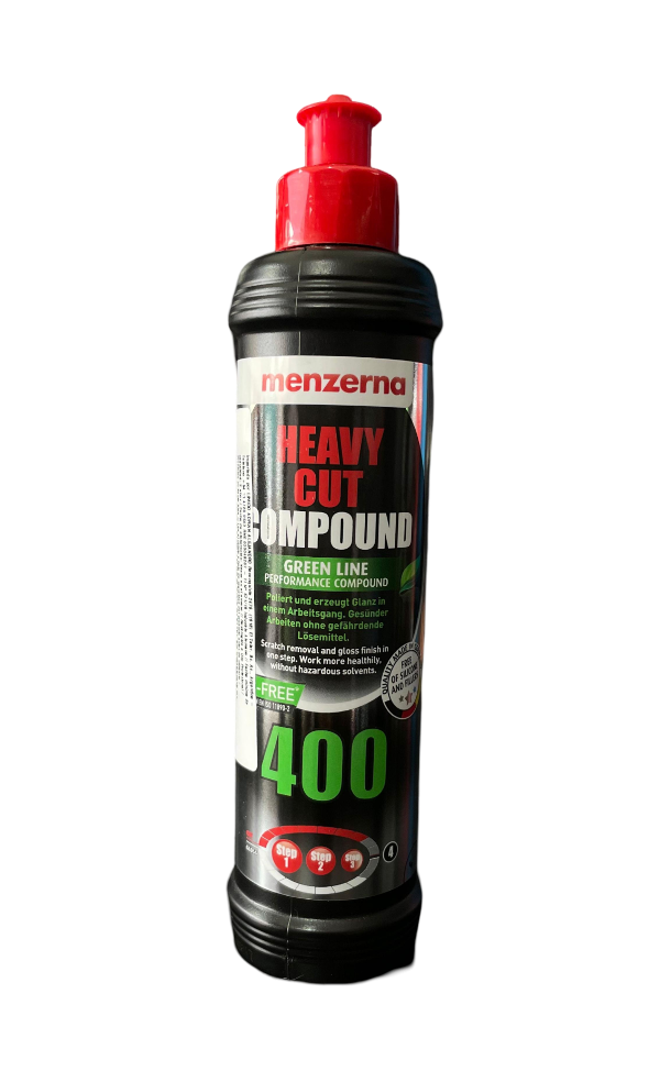 Producto - Menzerna 400 Heavy Cut Compound Green Line Pulidor Corte Alto 250cc