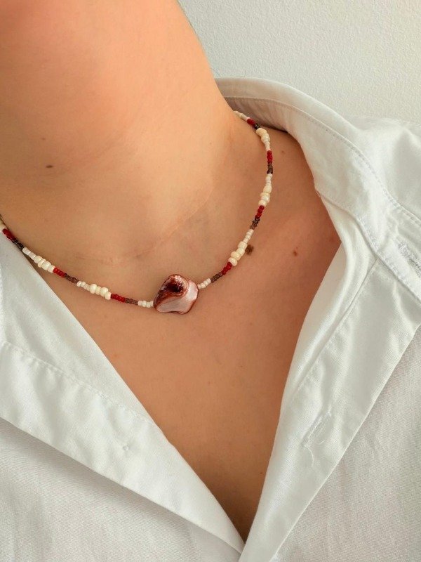 Producto - Collar Loana rojo - 1