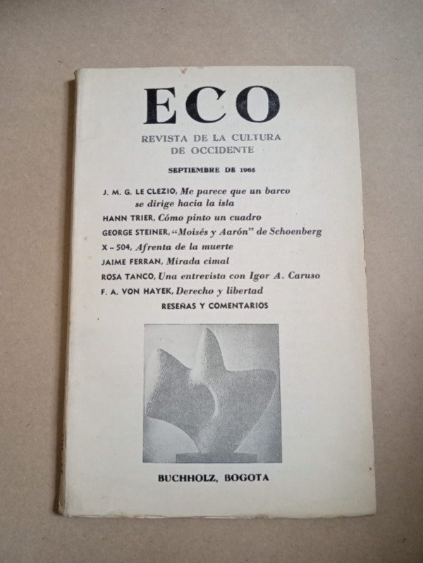Producto - Eco #65 - Le Clezio Trier Steiner Ferran - Septiembre 1965