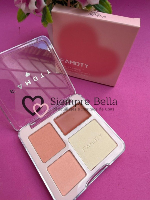 Producto - Paleta x4 rubores