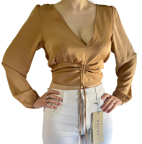 Producto - Blusa esc V con frunce