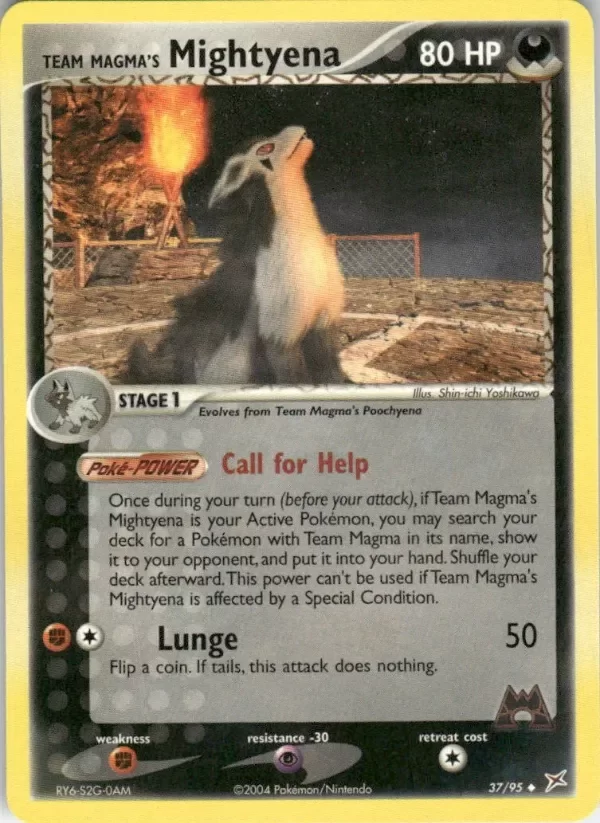 Producto - Team Magma's Mightyena Uncommon EX Team Magma vs Team Aqua 37/95