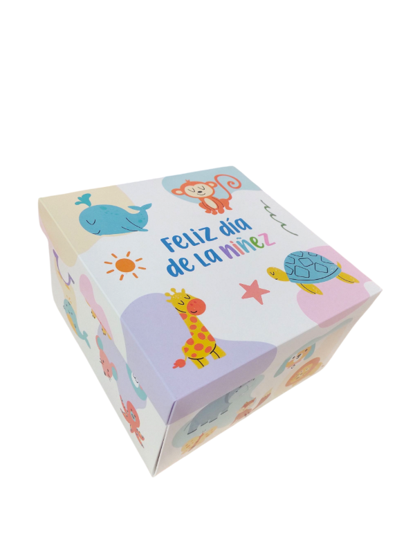 Producto - Caja Explosiva Niñez 20x20x103cm cod 0606