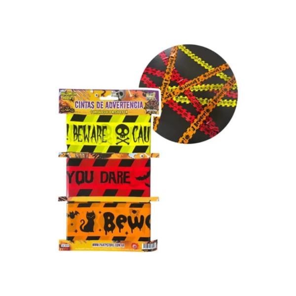 Producto - Cintas de advertencia halloween x3unid (9mts)