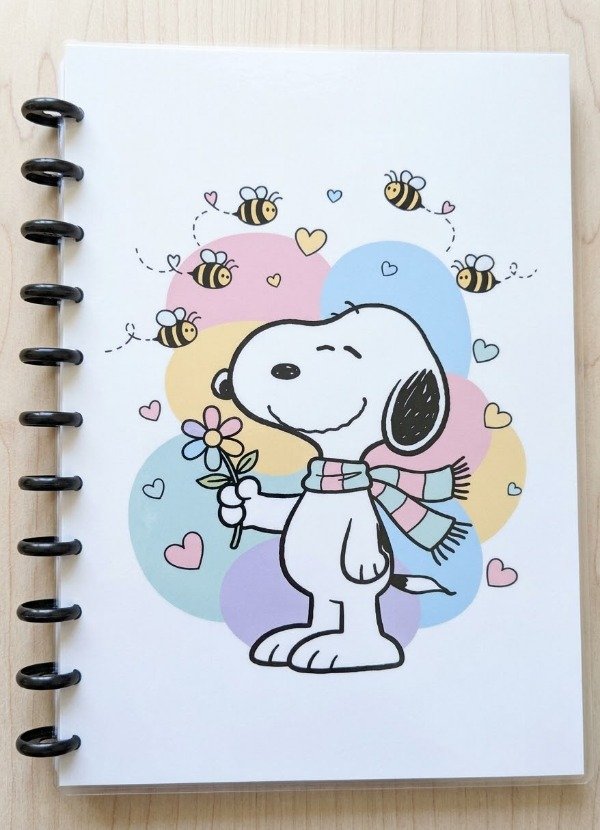 Producto - Cuaderno universitario A4 Snoopy 2 con discos