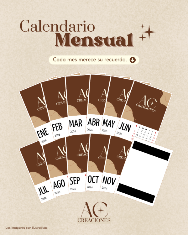 Producto - Calendario mensual