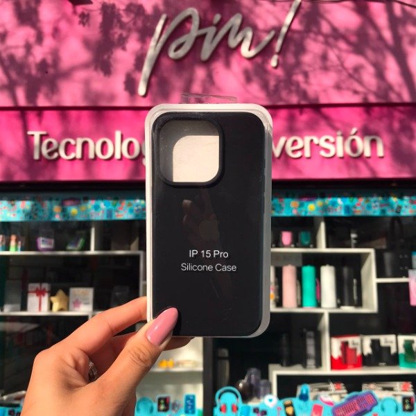 Producto - iPhone 15 Pro Silicone Case Negra