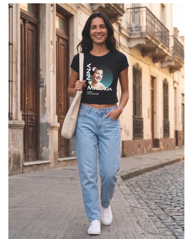 Producto - Remera Nina Miranda - Negra - 3