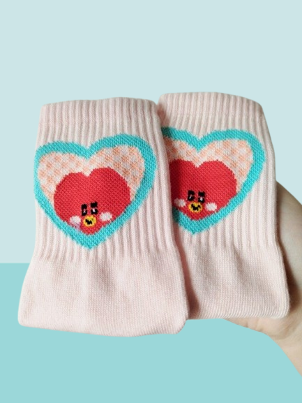 Medias de tenis para adulto de Tata Bt21 Bts