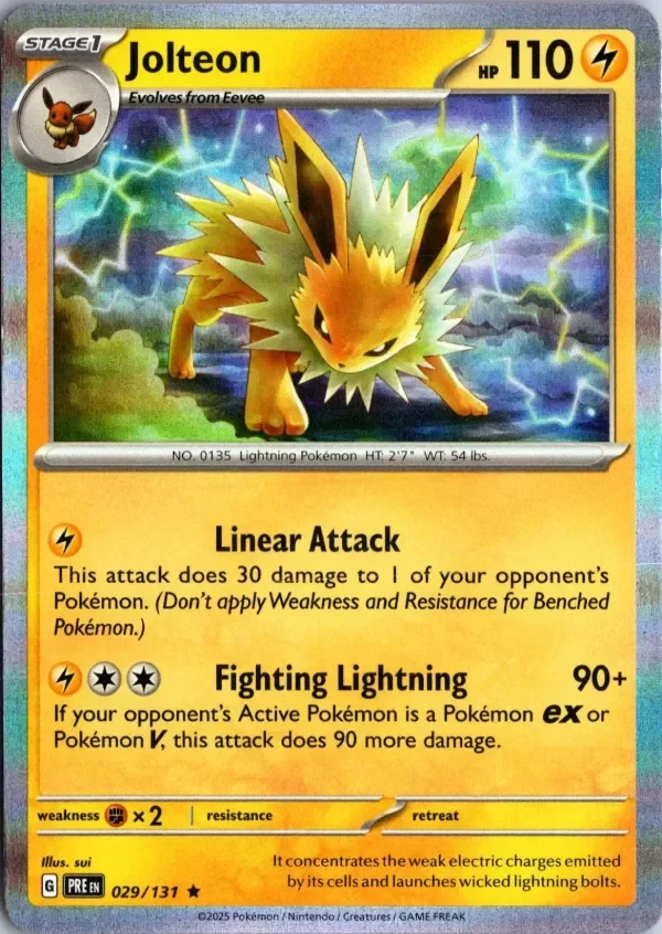 Producto - Jolteon - 029/131 - Prismatic Evolutions - Holo