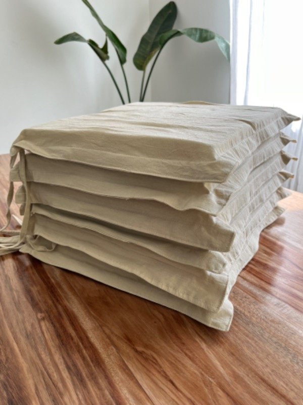 Producto - Cubresilla tussor pack x 6