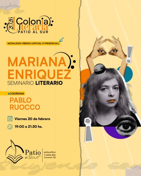 Producto - SEMINARIO LITERARIO: MARIANA ENRÍQUEZ