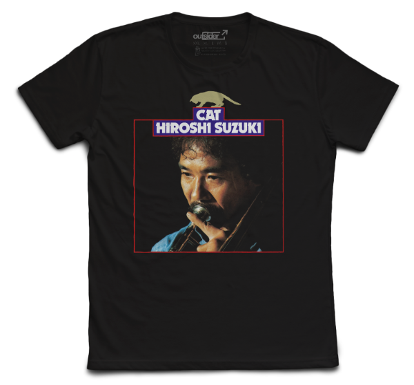 Producto - Hiroshi Suzuki - Cat - Remera Negra