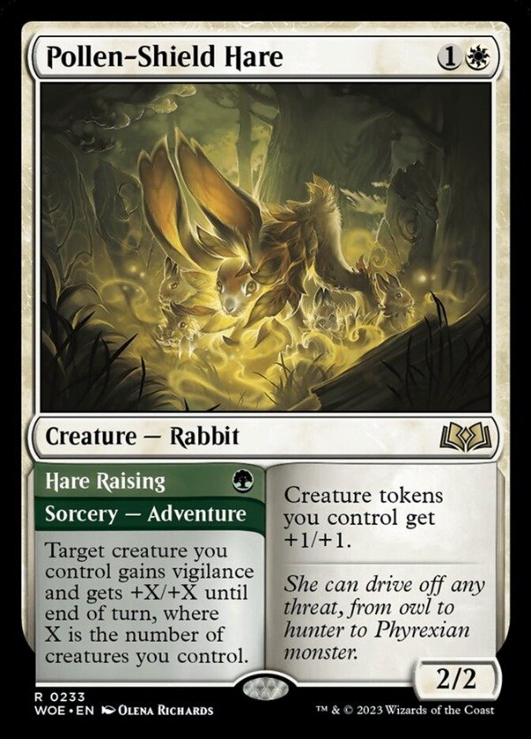 Producto - Pollen-Shield Hare #233  Wilds of Eldraine