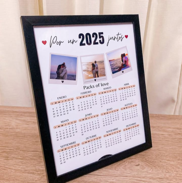 Producto - Cuadro calendario. Modelo 1