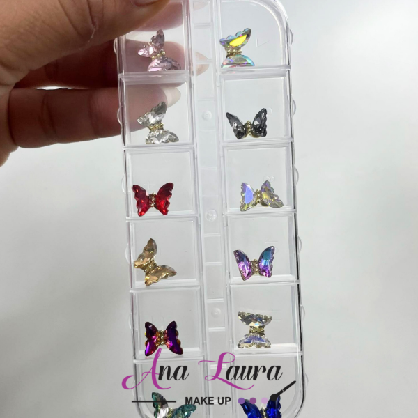 Producto - Deco para uñas mariposa colores