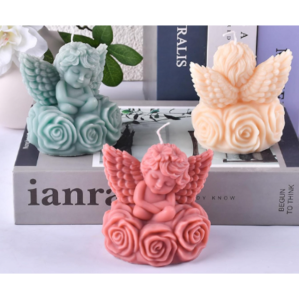 Producto - Molde angel sobre rosas