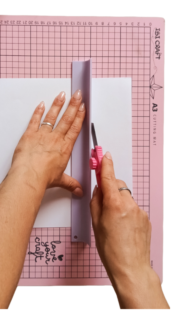 Producto - Regla 30cm C/ Seguridad Salva Dedos De Cutter