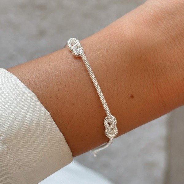 Producto - Pulsera Canasta Mafalda Doble Plata 925