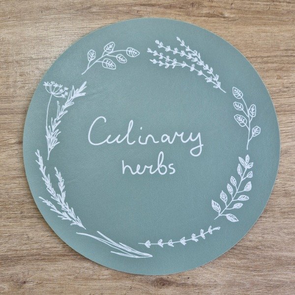 Producto - Set Individuales Hierbas Verde x4