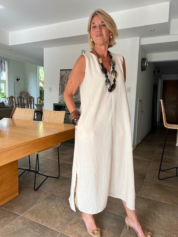 Producto - Vestido mid lino