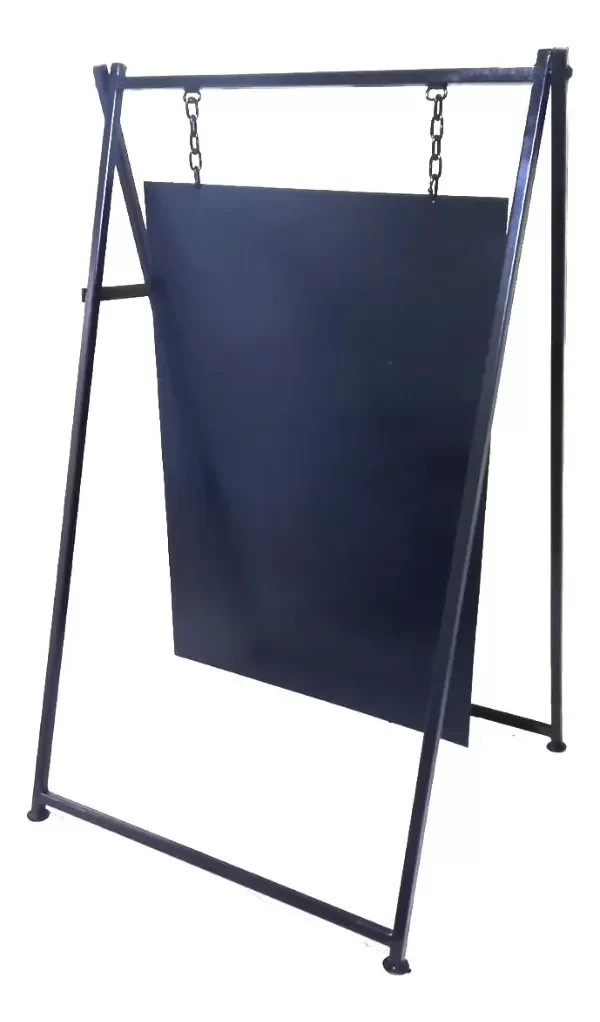 Producto - Cartel caballete plegable 100 x 60 pizarra