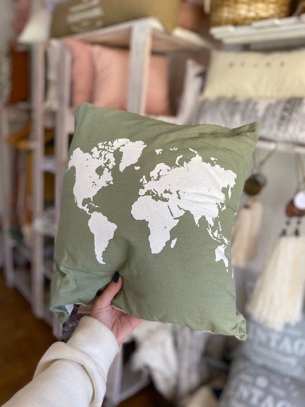 Producto - Mapamundi verde